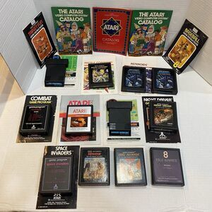 Atari 2600 Games Lot Of 12 With Manuals Near Mint Please Read Description